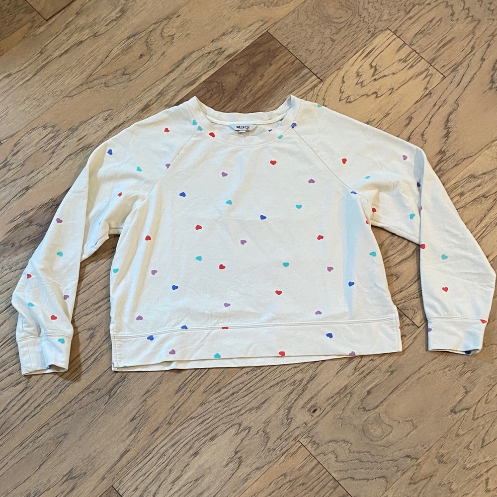 Wildfox heart sweatshirt
